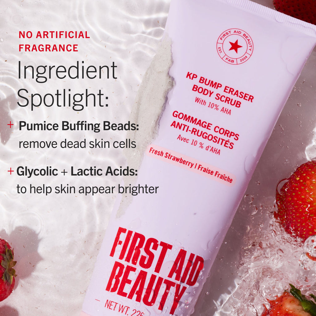 KP Bump Eraser Body Scrub 10% AHA Fresh Strawberry