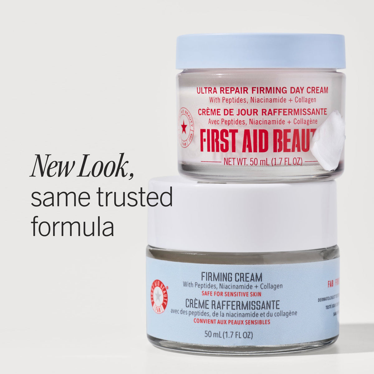 Ultra Repair Firming Day Cream with Peptides. Niacinamide + Collagen