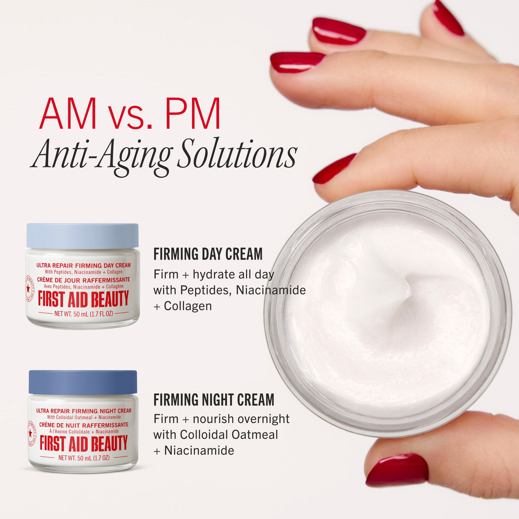 Ultra Repair Firming Day Cream with Peptides. Niacinamide + Collagen