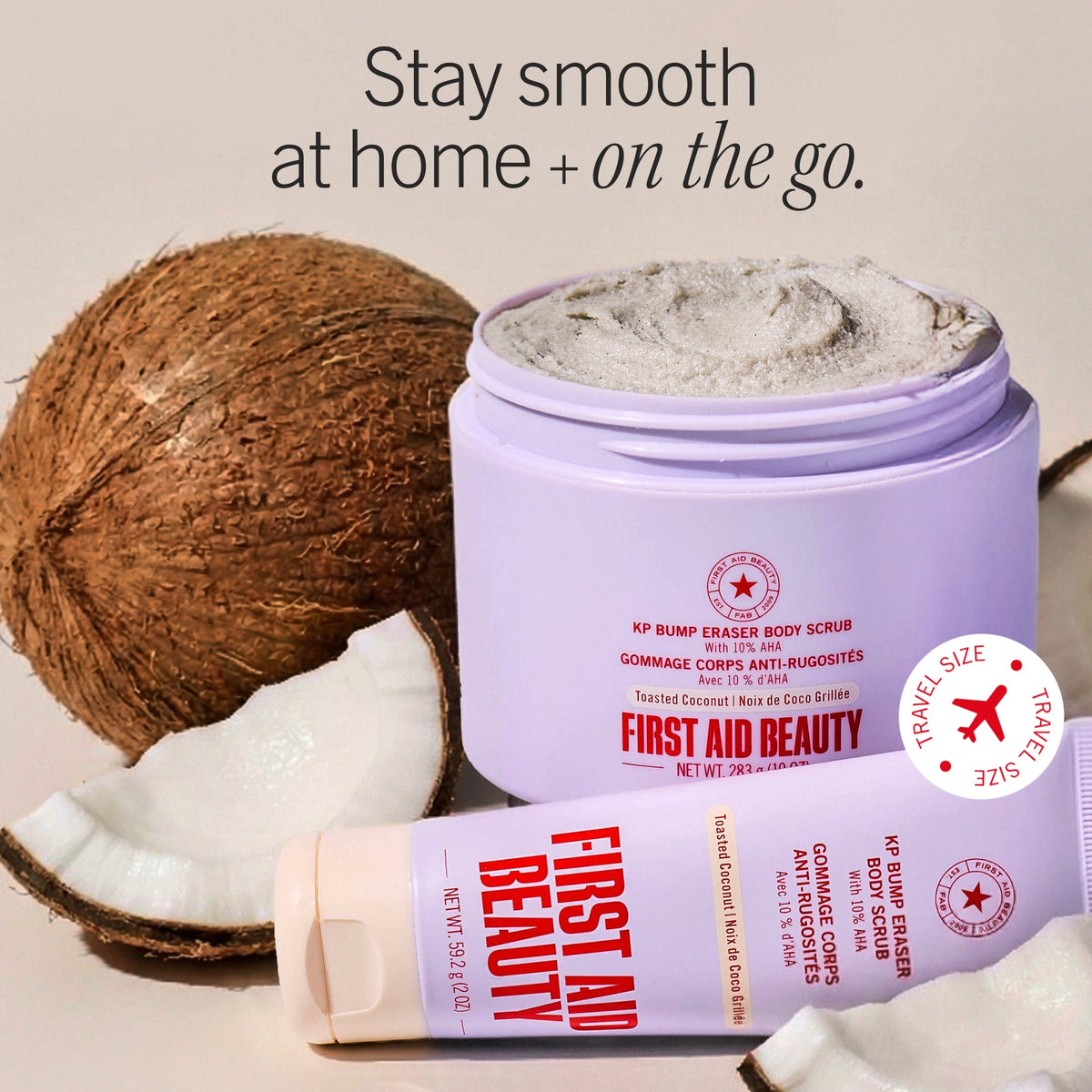 KP Bump Eraser Body Scrub 10% AHA Toasted Coconut