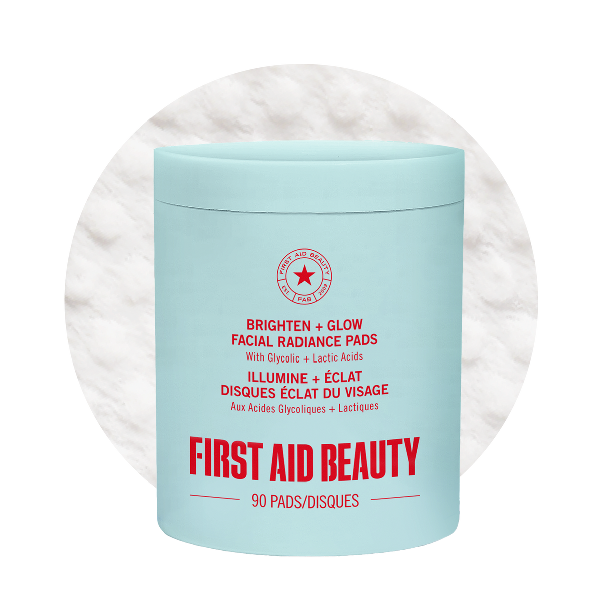 Brighten + Glow Facial Radiance Pads with Glycolic + Lactic Acids