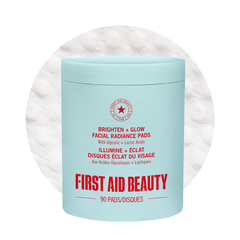 Brighten + Glow Facial Radiance Pads with Glycolic + Lactic Acids