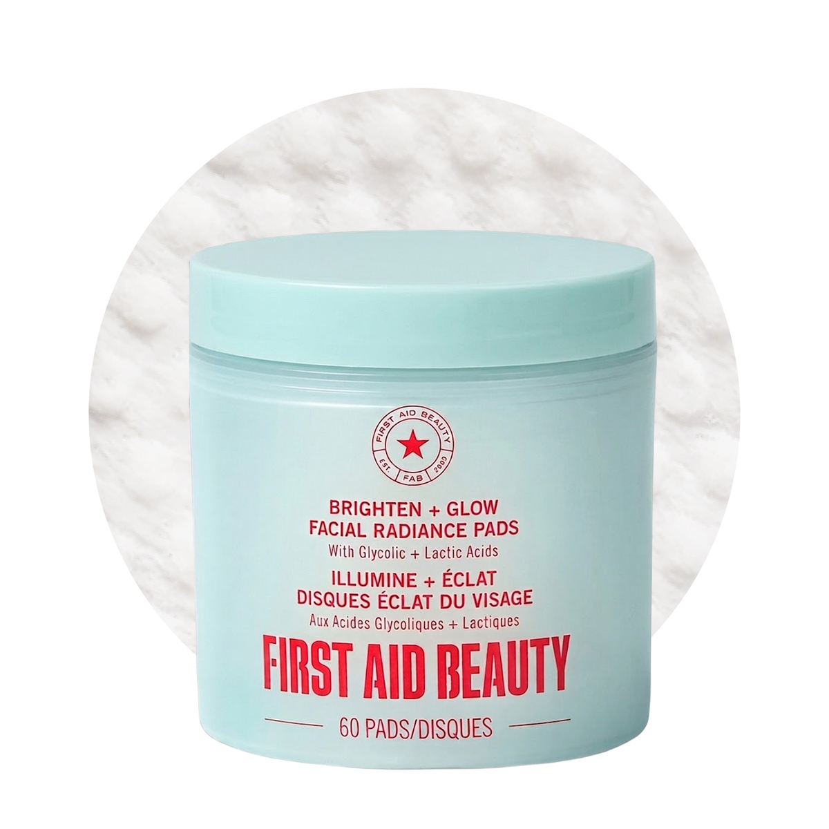 Brighten + Glow Facial Radiance Pads with Glycolic + Lactic Acids