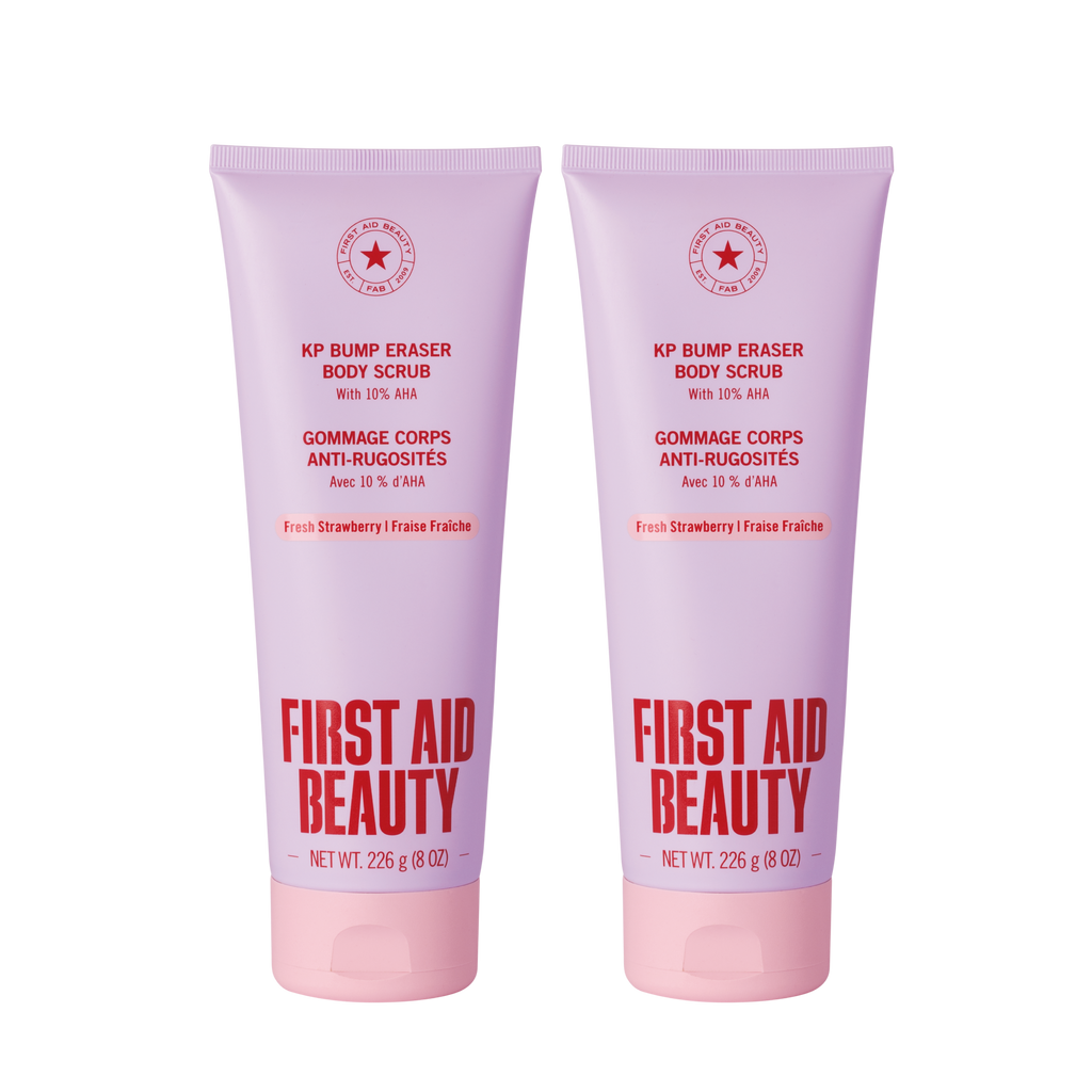 KP Bump Eraser Body Scrub 10% AHA Fresh Strawberry Duo