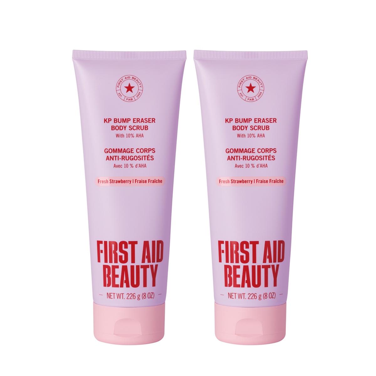 KP Bump Eraser Body Scrub 10% AHA Fresh Strawberry Duo